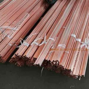 Tubos de acero de doble pared brazados con cobre 12,7x1