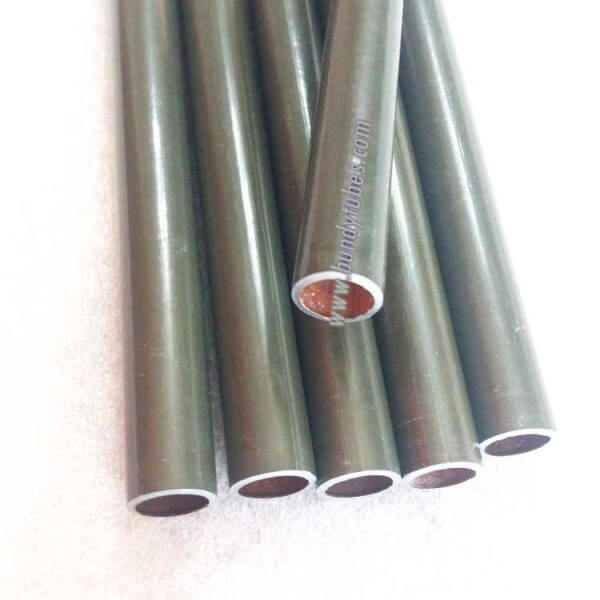 Tubo Bundy cincado verde oscuro