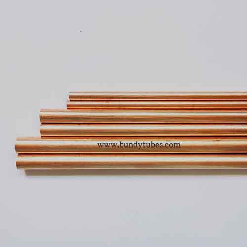 Tubo Bundy cobrizado